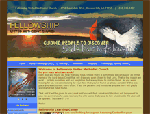 Tablet Screenshot of fellowshipmethodist.org